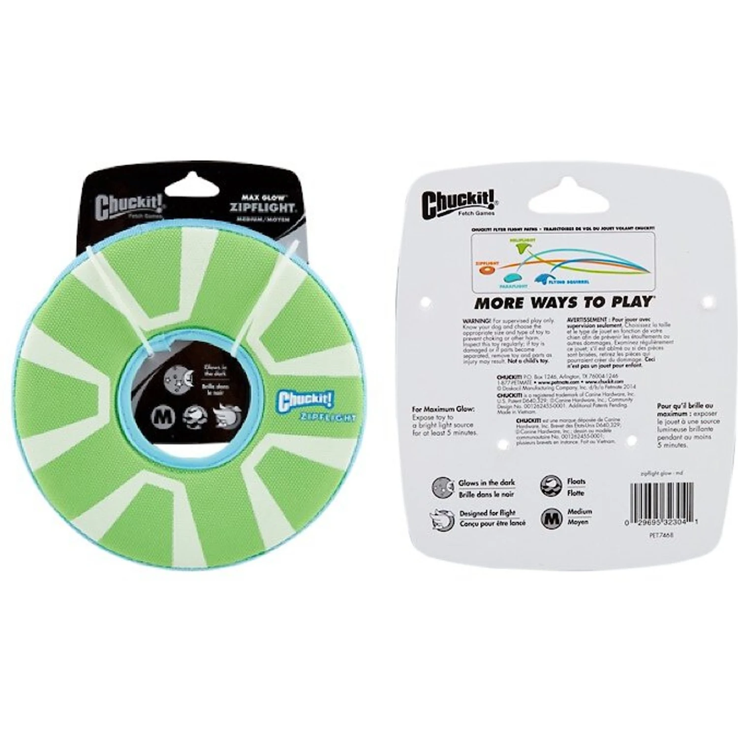 Chuckit! Zipflight Max Glow Dog Toy 5 Chuckit! Zipflight Max Glow Dog Toy - Image 5