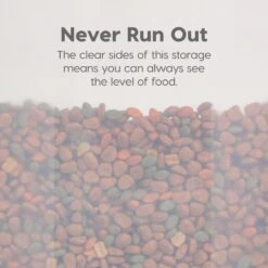 IRIS USA WeatherPro Airtight Dog, Cat, Bird & Small-Pet Food Storage Bin Container With Attachable Casters -Dog Supply Store 901870 PT2. AC SS1800 V1688391392