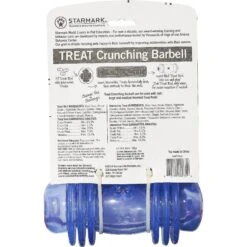 Starmark Crunching Barbell Treat Dispensing Tough Dog Toy -Dog Supply Store 90396 PT4. AC SS1800 V1589320295
