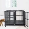 SMONTER Stackable Heavy Duty Dog Crate