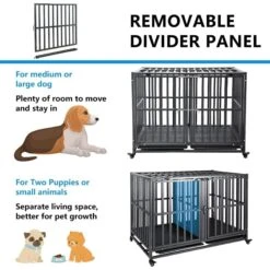 SMONTER Stackable Heavy Duty Dog Crate -Dog Supply Store 904270 PT2. AC SS1800 V1688398362