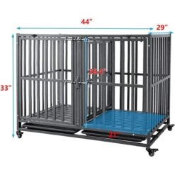 SMONTER Stackable Heavy Duty Dog Crate -Dog Supply Store 904270 PT4. AC SS1800 V1688398361