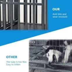 SMONTER Stackable Heavy Duty Dog Crate -Dog Supply Store 904270 PT6. AC SS1800 V1688398359