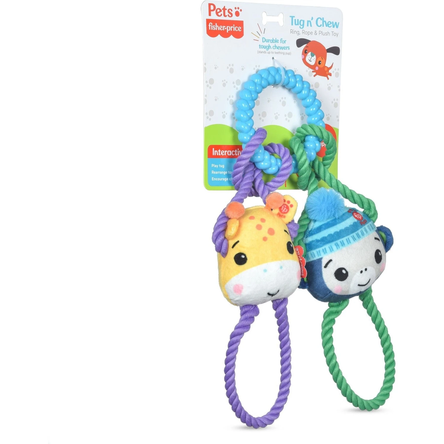 FISHER PRICE Tugs With Friends Intercative Dog Toy, Multicolor 2 FISHER PRICE Tugs With Friends Intercative Dog Toy, Multicolor - Image 2