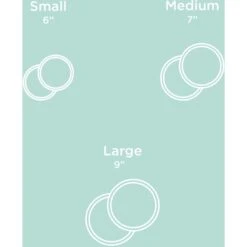 Waggo Habit Circle Silicone Dog & Cat Placemat, 2 Count -Dog Supply Store 910598 PT4. AC SS1800 V1697762049