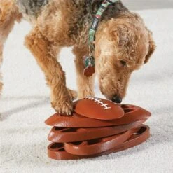 Brightkins Touchdown Time! Treat Puzzle Dog Toy 11 Brightkins Touchdown Time! Treat Puzzle Dog Toy -Dog Supply Store 930118 PT4. AC SS1800 V1698766049