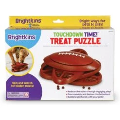 Brightkins Touchdown Time! Treat Puzzle Dog Toy 12 Brightkins Touchdown Time! Treat Puzzle Dog Toy -Dog Supply Store 930118 PT5. AC SS1800 V1698765989