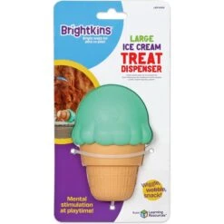 Brightkins Large Ice Cream Treat Dispenser Dog Toy 12 Brightkins Large Ice Cream Treat Dispenser Dog Toy -Dog Supply Store 930150 PT5. AC SS1800 V1698765996