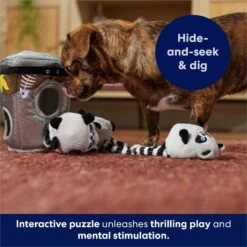 Frisco Volcano Hide & Seek Puzzle Plush Squeaky Dog Toy & Frisco Trash Can & Raccoons Hide & Seek Puzzle Plush Squeaky Dog Toy -Dog Supply Store 962054 PT8. AC SS1800 V1694783037