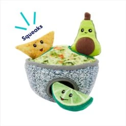 Frisco Corndog Interactive Plush Squeaky Dog Toy & Frisco Guacamole Hide & Seek Puzzle Plush Squeaky Dog Toy -Dog Supply Store 962086 PT7. AC SS1800 V1694782977