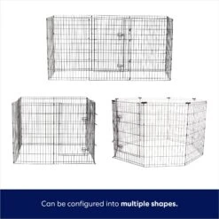 Frisco Wire Dog & Small Pet Exercise Pen With Step-Through Door -Dog Supply Store 97484 PT5. AC SS1800 V1667227970