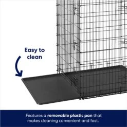 Frisco XX-Large Heavy Duty Double Door Wire Dog Crate, 54 Inch -Dog Supply Store 97489 PT5. AC SS1800 V1667229086